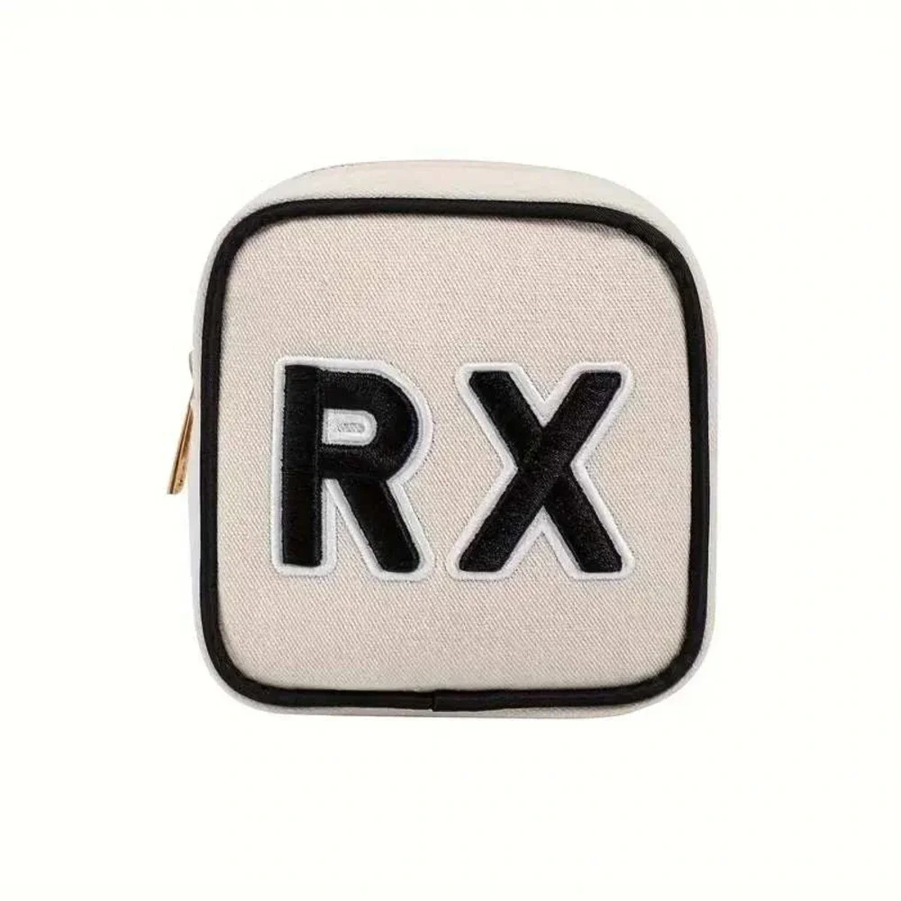 RX Medicine Bag Storage Organizer Travel Toiletry Case Small